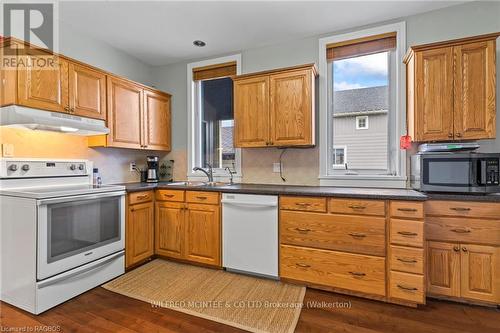 595 11Th Avenue, Hanover, ON - Indoor Photo Showing Kitchen With Double Sink