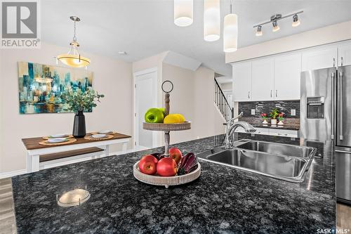 402 940 Bradley Street, Moose Jaw, SK - Indoor Photo Showing Kitchen With Double Sink With Upgraded Kitchen