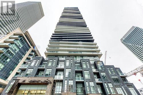 2805 - 56 Annie Craig Drive, Toronto, ON - Outdoor With Balcony With Facade