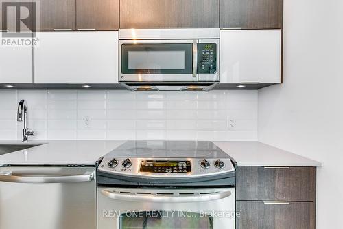 2805 - 56 Annie Craig Drive, Toronto, ON - Indoor Photo Showing Kitchen With Stainless Steel Kitchen