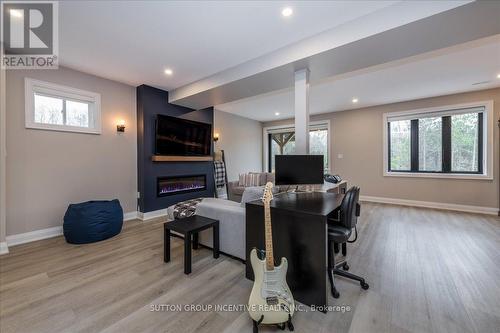 71 Muirfield Drive, Barrie, ON - Indoor Photo Showing Office With Fireplace