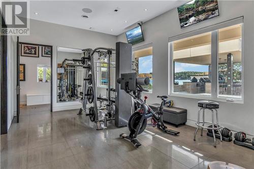 2613 Dube Road, Sudbury, ON - Indoor Photo Showing Gym Room