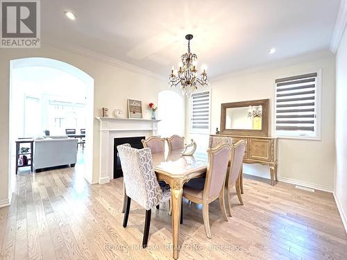 131 Beaveridge Avenue, Oakville, ON - Indoor Photo Showing Dining Room With Fireplace