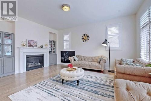 3268 Donald Mackay Street W, Oakville, ON - Indoor Photo Showing Living Room With Fireplace