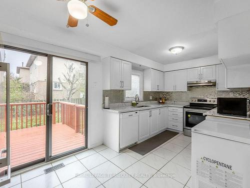 18 Charlton Cres, Ajax, ON - Indoor Photo Showing Kitchen With Double Sink