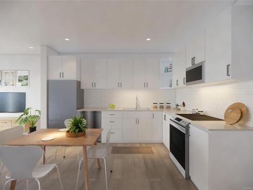 108-155 Fry St, Nanaimo, BC - Indoor Photo Showing Kitchen With Upgraded Kitchen