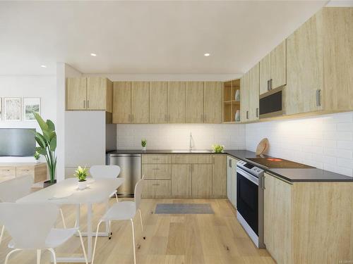 108-155 Fry St, Nanaimo, BC - Indoor Photo Showing Kitchen With Upgraded Kitchen