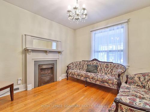 76 Muriel Ave, Toronto, ON - Indoor Photo Showing Living Room With Fireplace