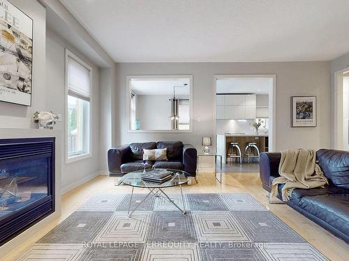 120 Guery Cres, Vaughan, ON - Indoor Photo Showing Living Room With Fireplace