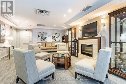 217 - 60 Via Rosedale Way, Brampton, ON - Indoor Photo Showing Living Room With Fireplace