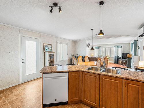 Vue d'ensemble - 109 Rue Mario, Brigham, QC - Indoor Photo Showing Kitchen With Double Sink