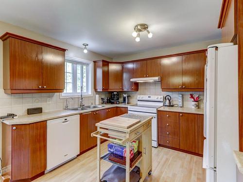 Kitchen - 136Z Rue Jimmy, Sainte-Sophie, QC - Indoor Photo Showing Kitchen With Double Sink