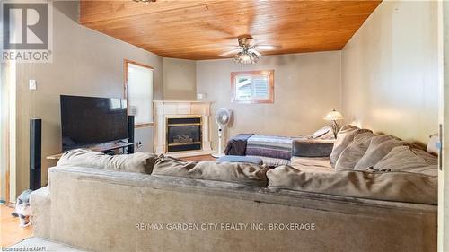 41 Berryman Avenue, St. Catharines, ON - Indoor Photo Showing Living Room With Fireplace