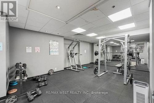 302 - 38 Joe Shuster Way, Toronto, ON - Indoor Photo Showing Gym Room