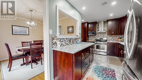 25 Hopeall Street, St. John'S, NL - Indoor Photo Showing Kitchen With Double Sink With Upgraded Kitchen