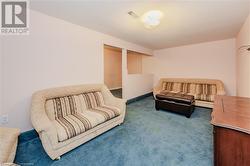 Living area with carpet - 