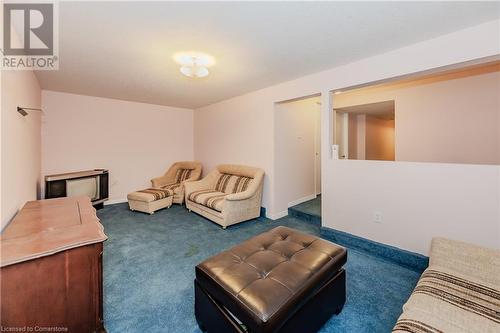 View of carpeted living room - 435 Shadow Wood Crescent, Waterloo, ON - Indoor