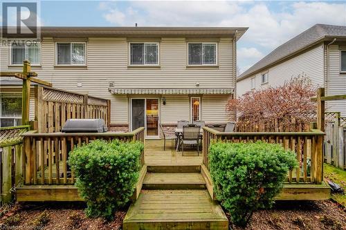 Rear view of property with a deck - 435 Shadow Wood Crescent, Waterloo, ON - Outdoor With Deck Patio Veranda With Exterior