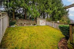 View of yard featuring a storage shed - 