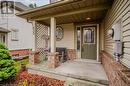 Property entrance with covered porch - 435 Shadow Wood Crescent, Waterloo, ON  - Outdoor With Deck Patio Veranda 