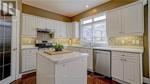 322 Chambers Place, London, ON - Indoor Photo Showing Kitchen With Double Sink