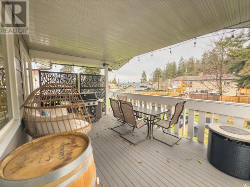 deck off kitchen - 766 Favell Court, Kelowna, BC - Outdoor With Deck Patio Veranda With Exterior