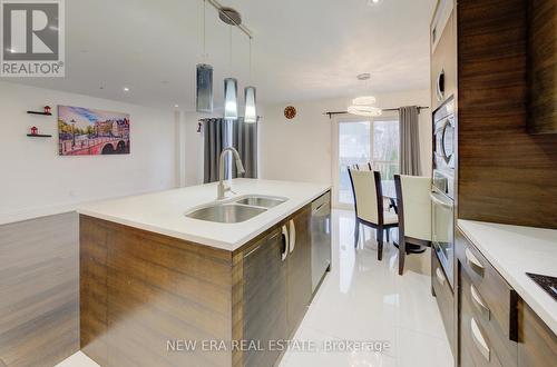 495 Templemead Drive, Hamilton, ON - Indoor Photo Showing Kitchen With Double Sink