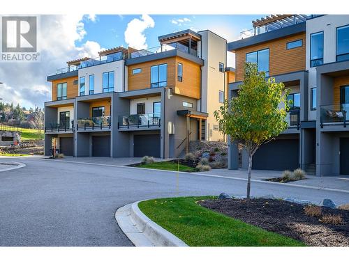 105 Predator Ridge Drive Unit# 3, Vernon, BC - Outdoor With Balcony With Facade