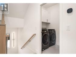 laundry on upper level - 