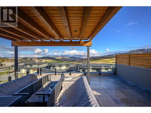 roof top - partially covered - 105 Predator Ridge Drive Unit# 3, Vernon, BC - Outdoor With View With Exterior