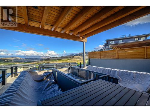 roof top - furniture winterized - 105 Predator Ridge Drive Unit# 3, Vernon, BC - Outdoor With Deck Patio Veranda With View With Exterior