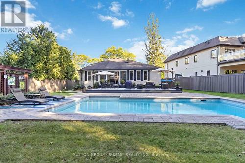 1195 Crestdale Road, Mississauga, ON - Outdoor With In Ground Pool With Backyard