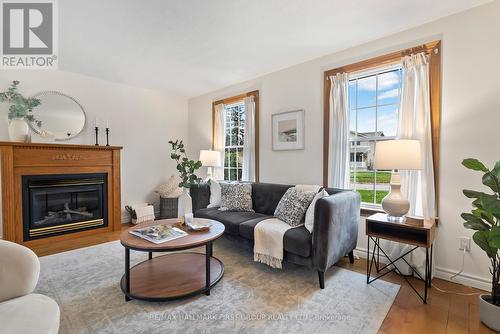 116 Brunswick Street, Oshawa (Donevan), ON - Indoor Photo Showing Living Room With Fireplace