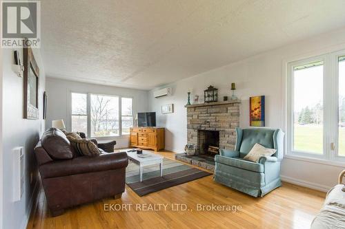 239 Dundas Street W, Belleville, ON - Indoor Photo Showing Living Room With Fireplace