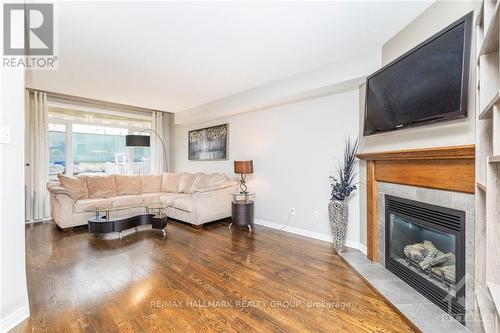 155 Challenge Crescent, Ottawa, ON - Indoor Photo Showing Living Room With Fireplace