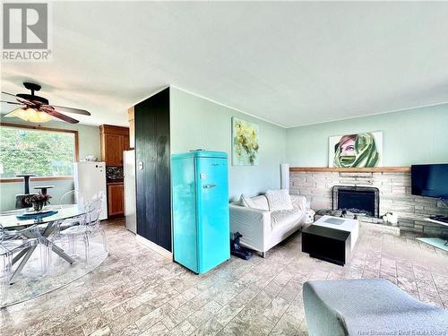 24 Snowball Crescent, Nackawic, NB - Indoor Photo Showing Living Room With Fireplace