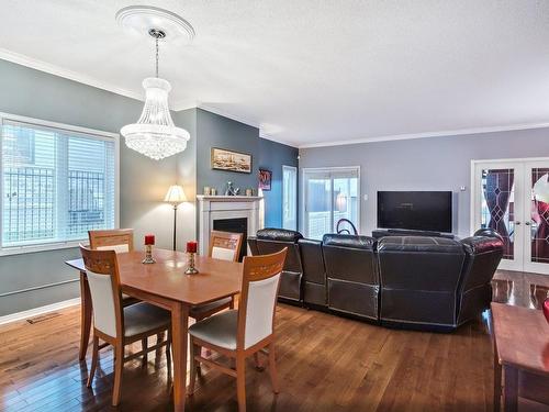 Vue d'ensemble - 8 Rue Du Gouvernail, Gatineau (Hull), QC - Indoor Photo Showing Dining Room With Fireplace