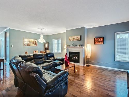 Salon - 8 Rue Du Gouvernail, Gatineau (Hull), QC - Indoor Photo Showing Living Room With Fireplace