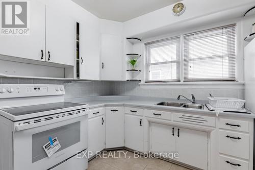 295 Monash Avenue, Oshawa, ON - Indoor Photo Showing Kitchen With Double Sink