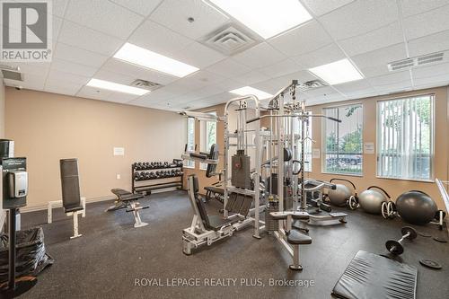 304 - 4879 Kimbermount Avenue, Mississauga, ON - Indoor Photo Showing Gym Room