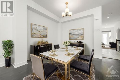 Virtually Staged - 2329 Goldhawk Drive, Ottawa, ON - Indoor Photo Showing Dining Room