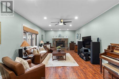 284 St. Andrews, Lakeshore, ON - Indoor Photo Showing Living Room With Fireplace