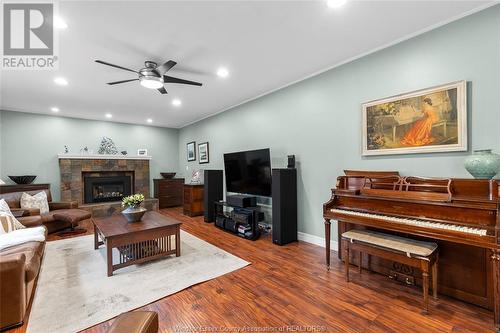 284 St. Andrews, Lakeshore, ON - Indoor Photo Showing Living Room With Fireplace