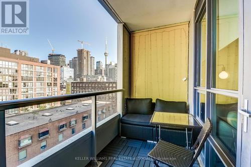 708 - 38 Cameron Street, Toronto, ON - Outdoor With Balcony With Exterior