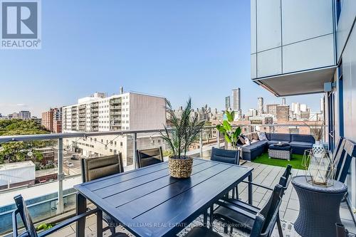 708 - 38 Cameron Street, Toronto, ON - Outdoor With Balcony With Exterior