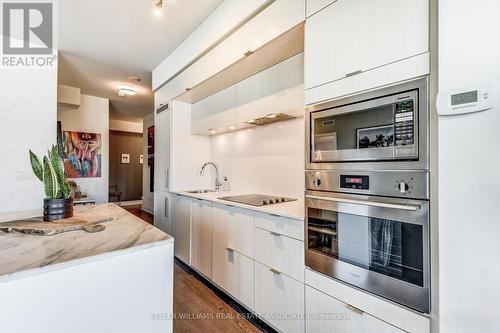 708 - 38 Cameron Street, Toronto, ON - Indoor Photo Showing Kitchen With Upgraded Kitchen