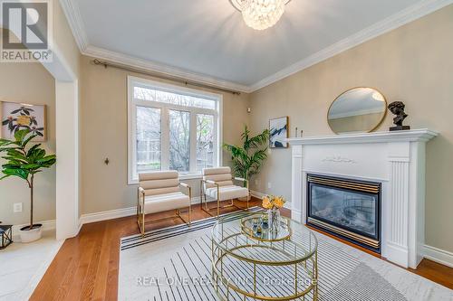 115 Martini Drive, Richmond Hill, ON - Indoor Photo Showing Living Room With Fireplace