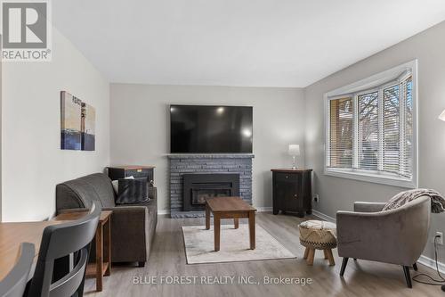 166 Gladman Avenue, London, ON - Indoor Photo Showing Living Room With Fireplace