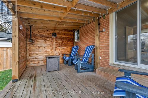 166 Gladman Avenue, London, ON - Outdoor With Deck Patio Veranda With Exterior