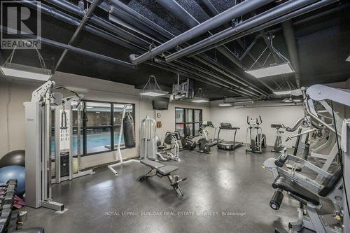 303 - 150 Charlton Avenue E, Hamilton, ON - Indoor Photo Showing Gym Room